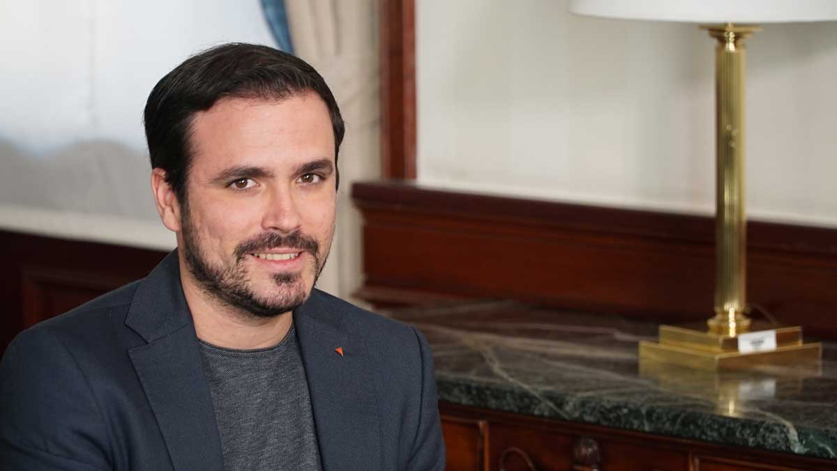 El coordinador federal de IU y diputado de Unidos Podemos, Alberto Garzón