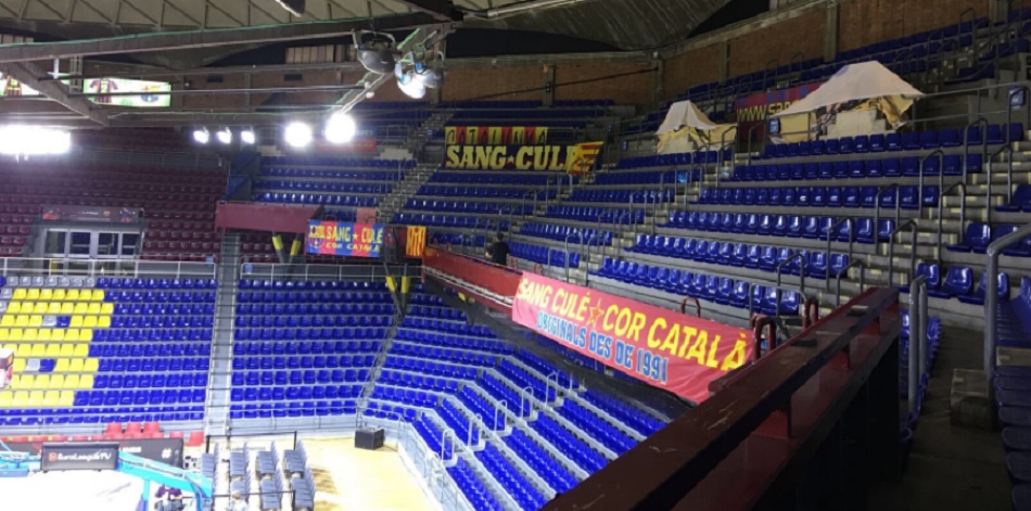 El Palau blaugrana donde juega el Barça de baloncesto