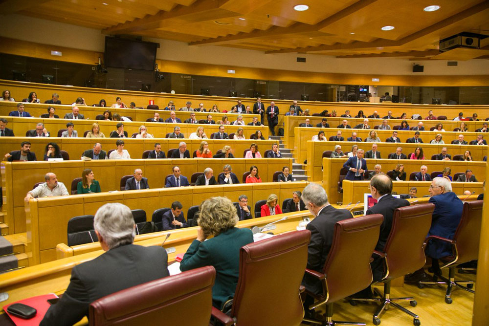 Debate en el Senado de la Comisión conjunta para aplicar el artículo 155 