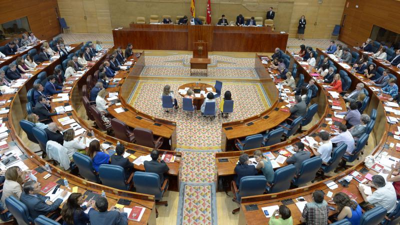 Vista general de la Asamblea de Madrid
