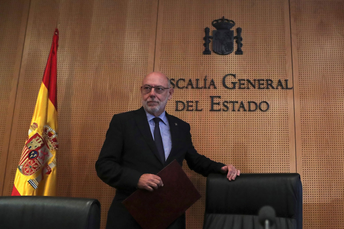 El fiscal general del Estado, José Manuel Maza.