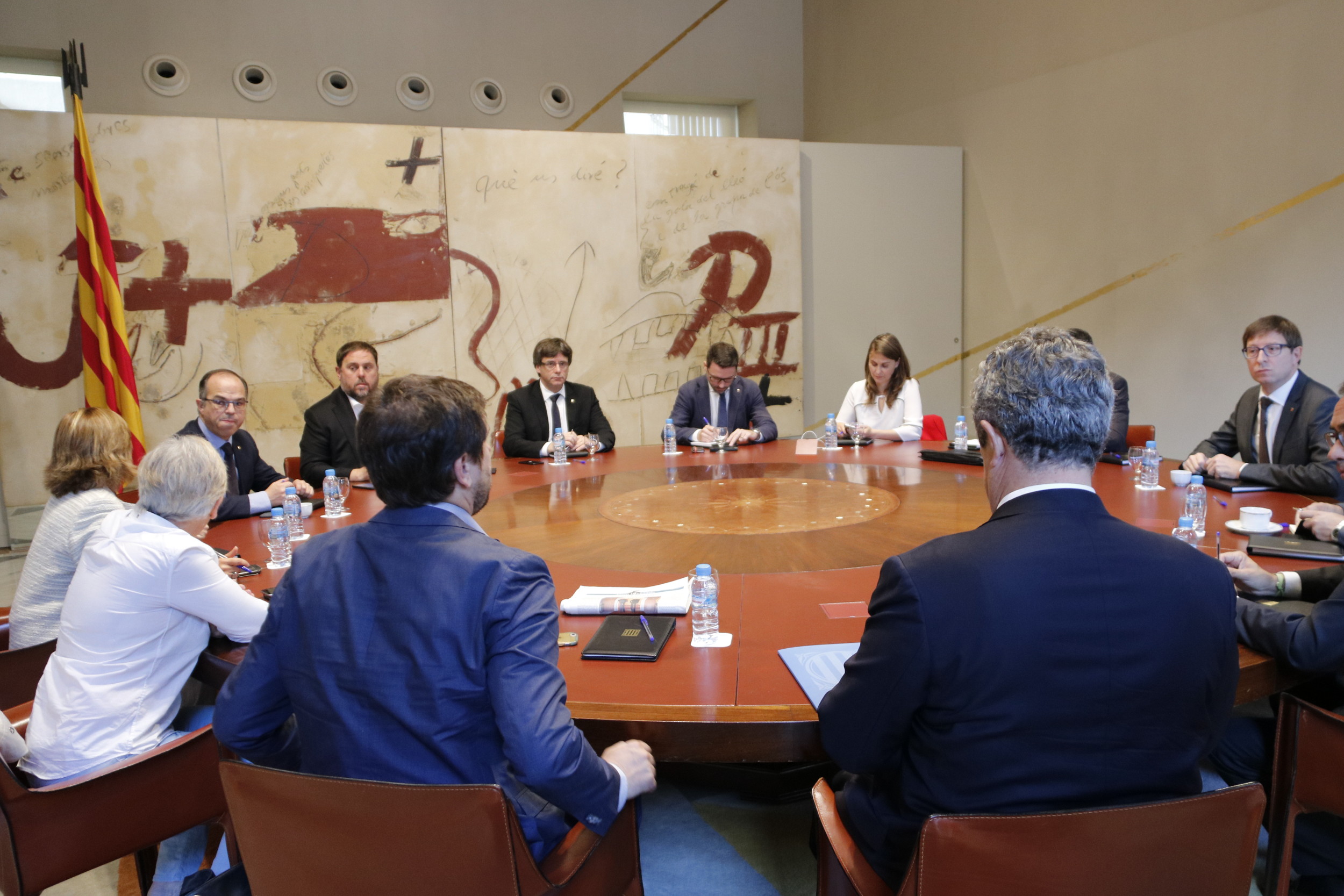 Carles Puigdemont i el seu Govern