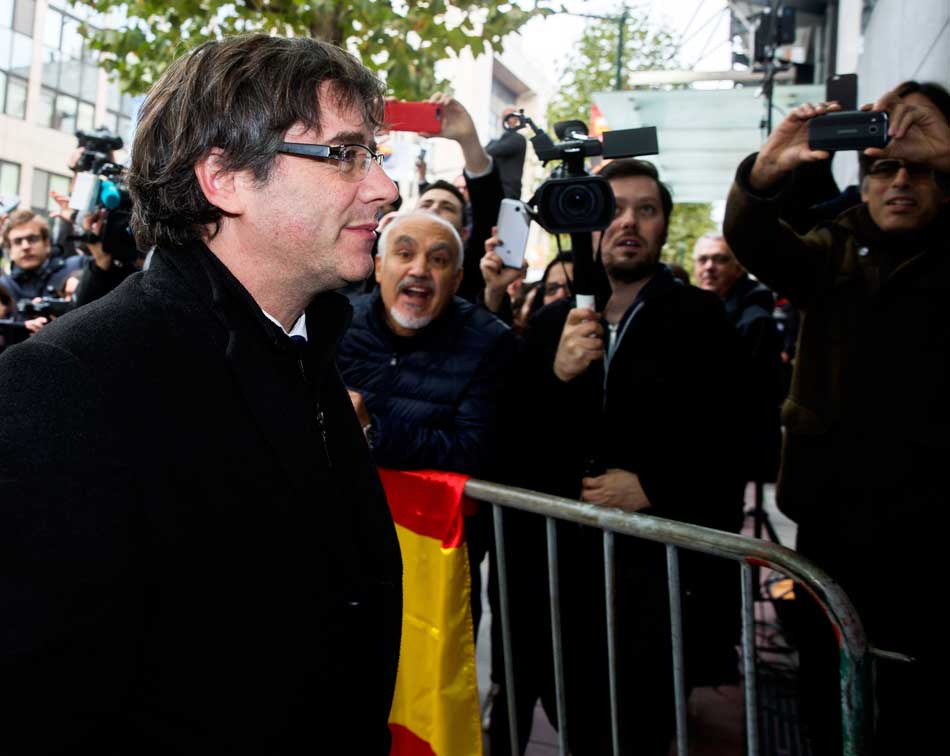 El expresidente de la Generalitat Carles Puigdemont