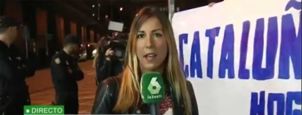 Alba Sánchez, periodista de La Sexta.