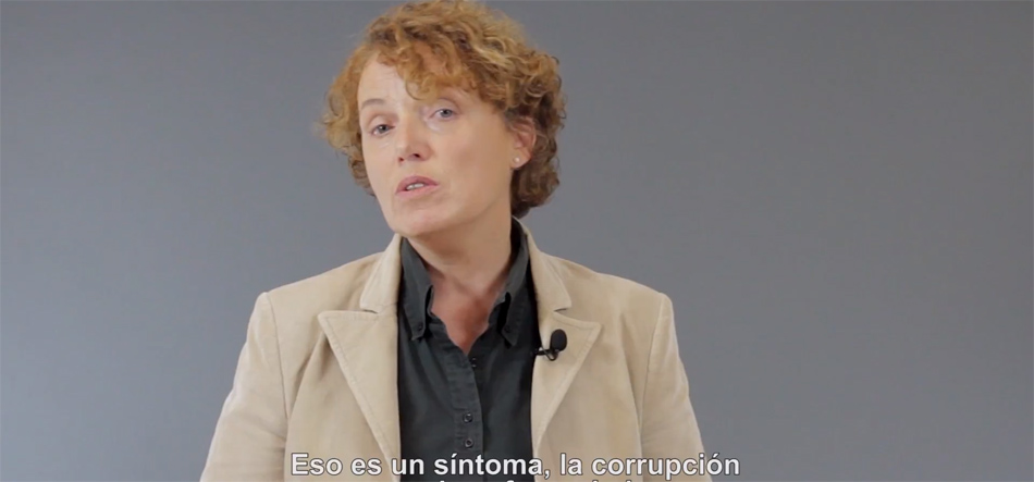 La presidenta de Corruptil, Lara Carrasco