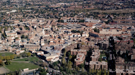 Vista aérea de Pozuelo de Alarcón.