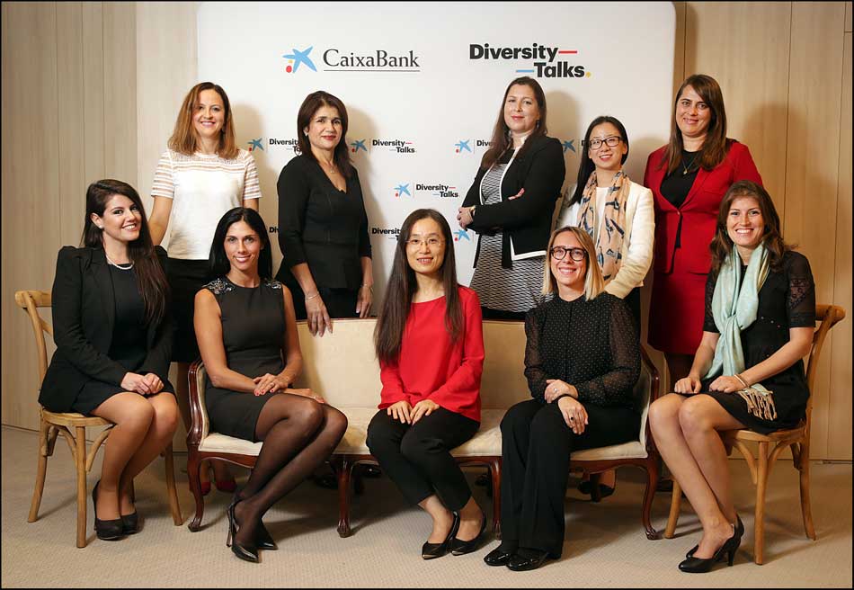 El 42% de los puestos directivos de la red internacional de CaixaBank están ocupados por mujeres. Diversity Talks