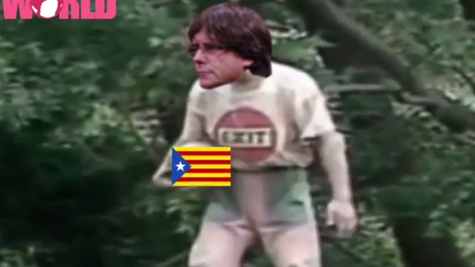 Parodia de Carles Puigdemont Parodia de Carles Puigdemont