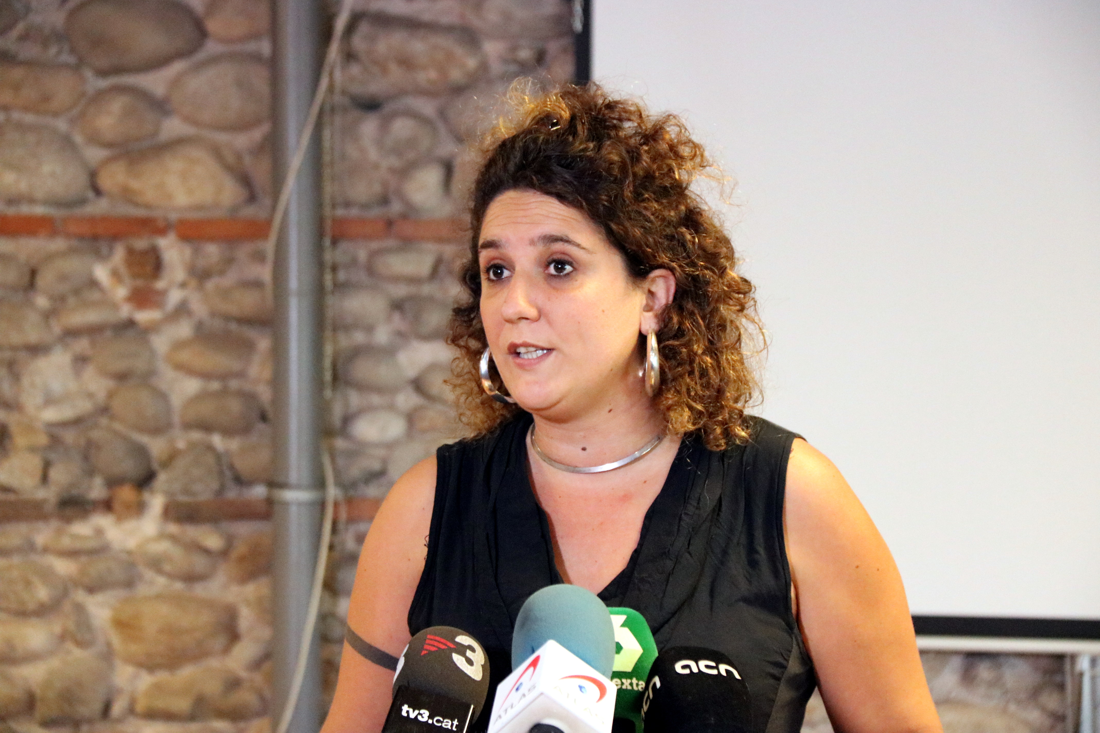Núria Gibert és la portaveu del secretariat de la CUP