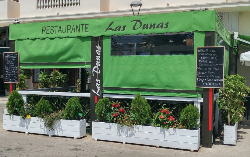 Restaurante Las Dunas, en Torre de Benagalbón.