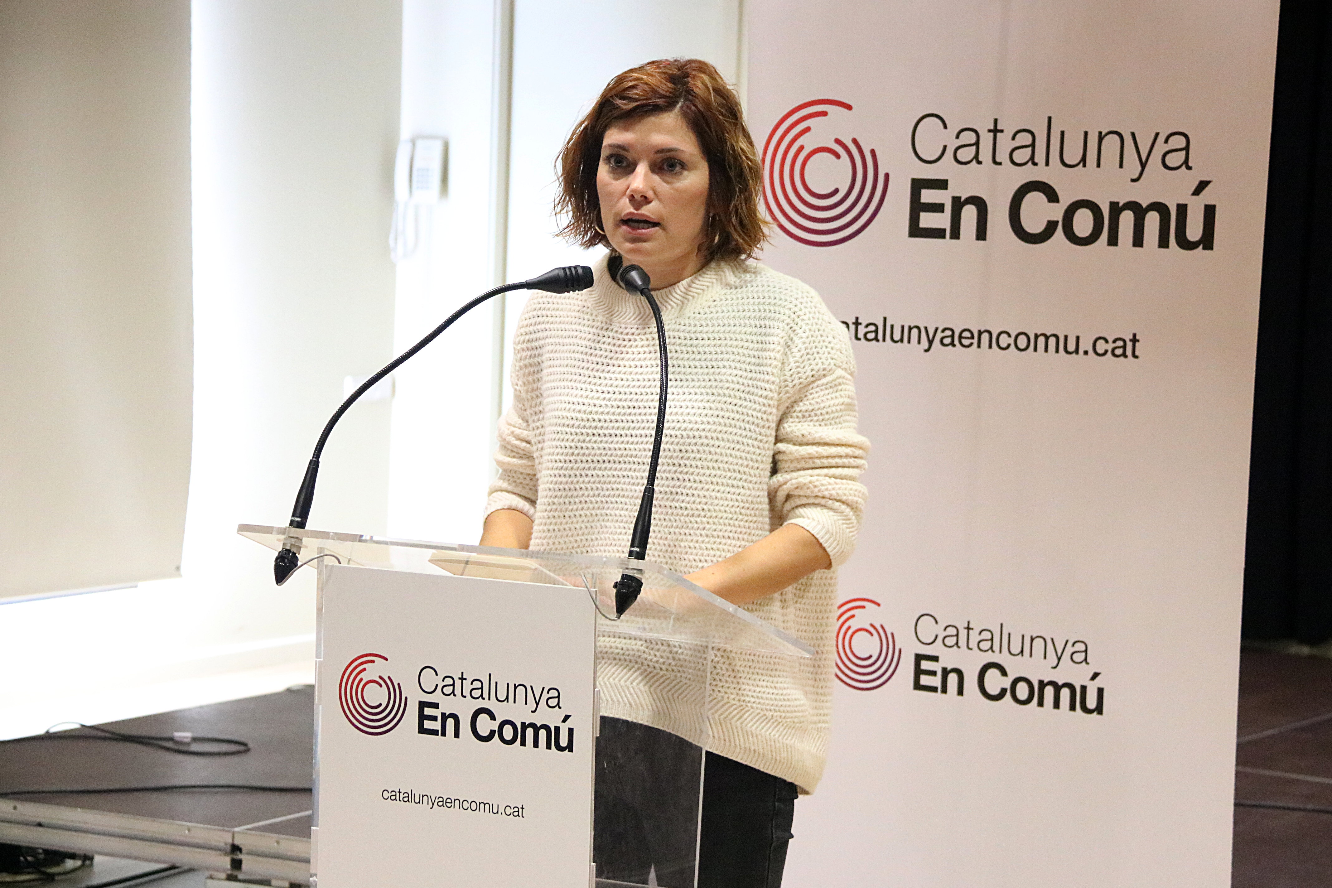 Elisenda Alamany és la portaveu de Catalunya en Comú