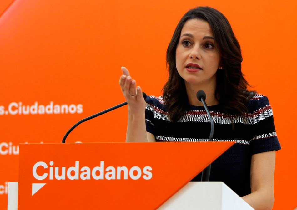 La líder de Cs en Cataluña, Inés Arrimadas.