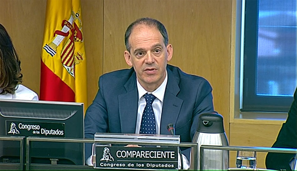 El inspector jefe de la UDEF, Manuel Morocho, en la comisión sobre la financiación ilegal del PP en el Congreso