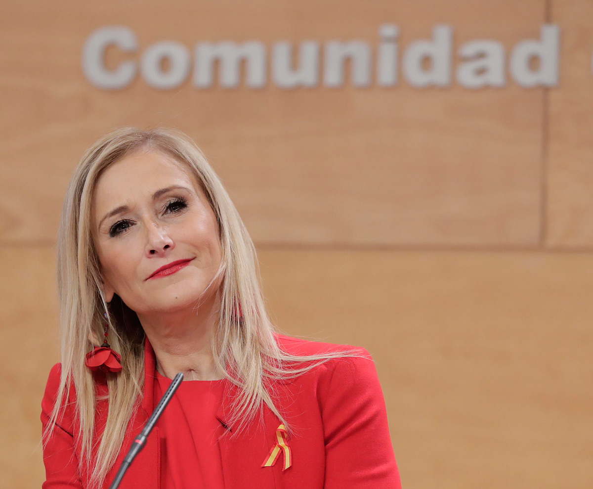 La presidenta madrileña, Cristina Cifuentes