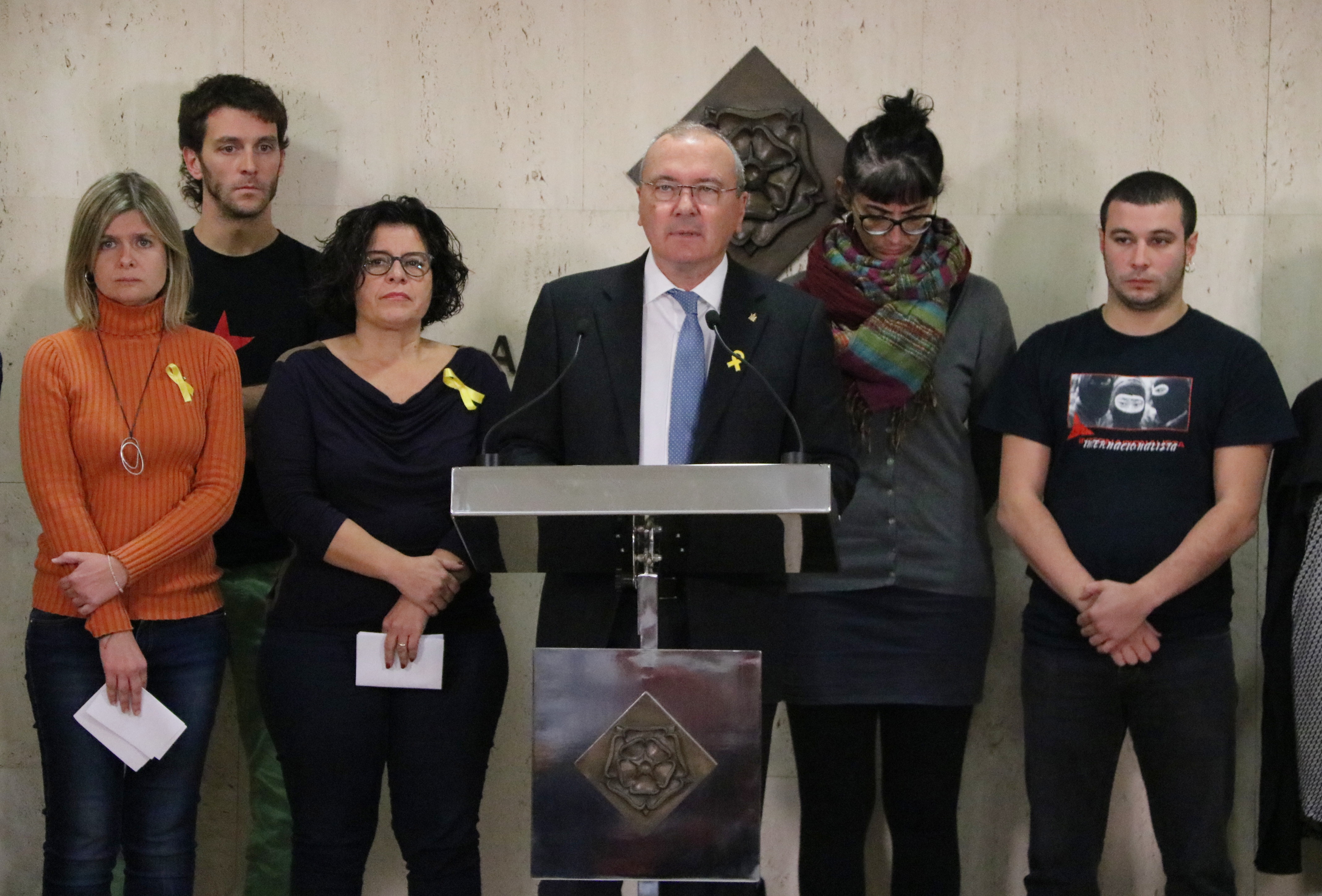 L'alcalde de Reus, Carles Pellicer, i els altres regidors investigats