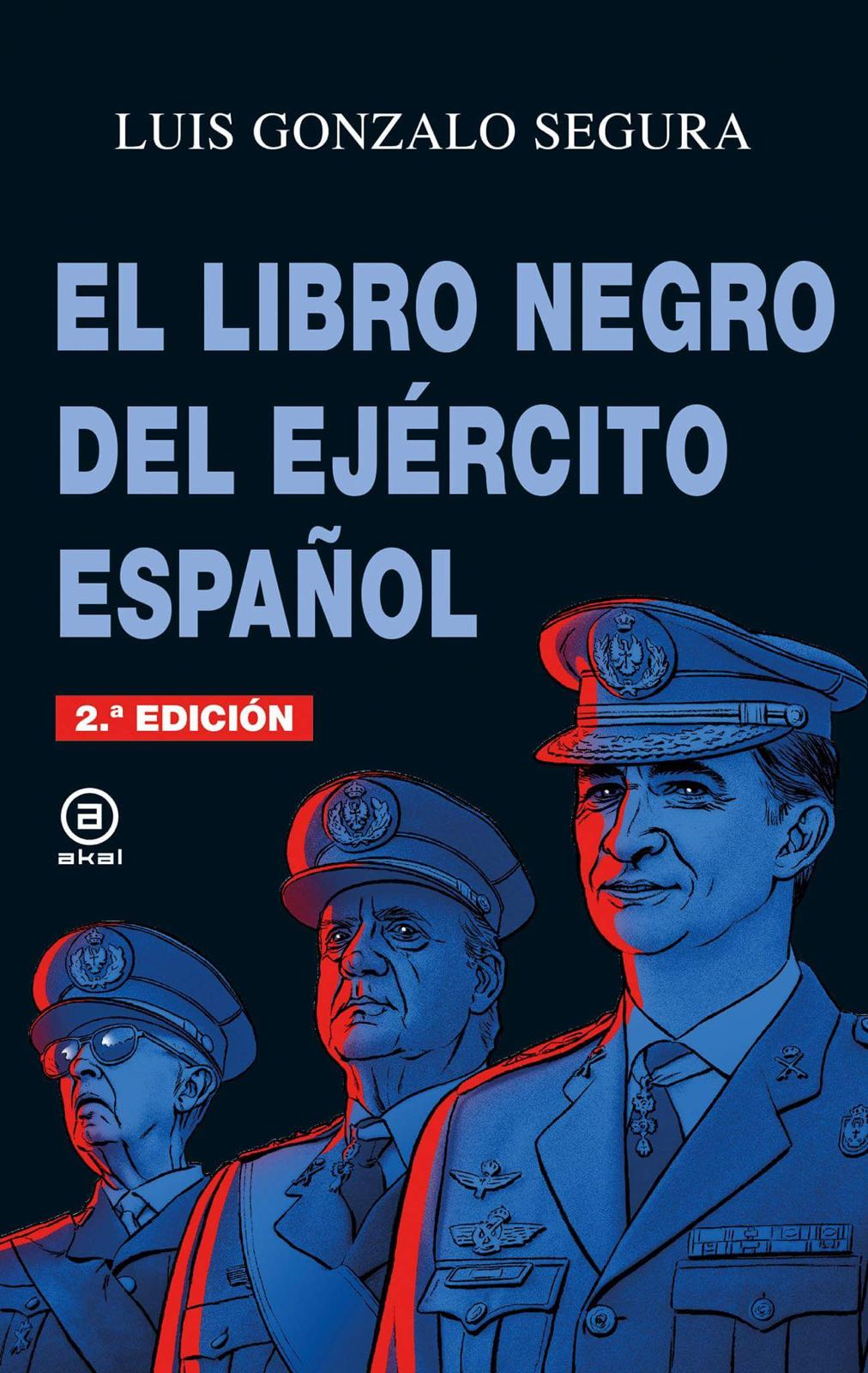 Portada del libro del exteniente Segura