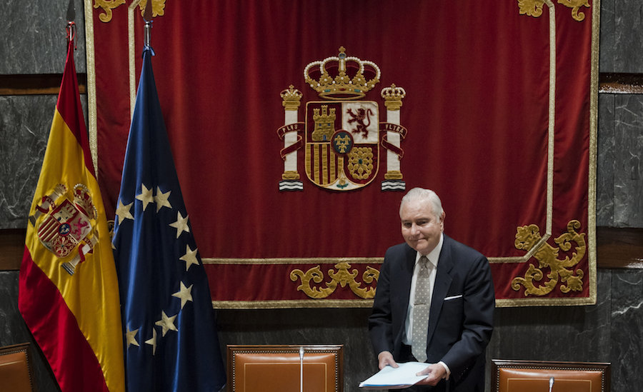 El expresidente del Tribunal Supremo, Carlos Dívar. 