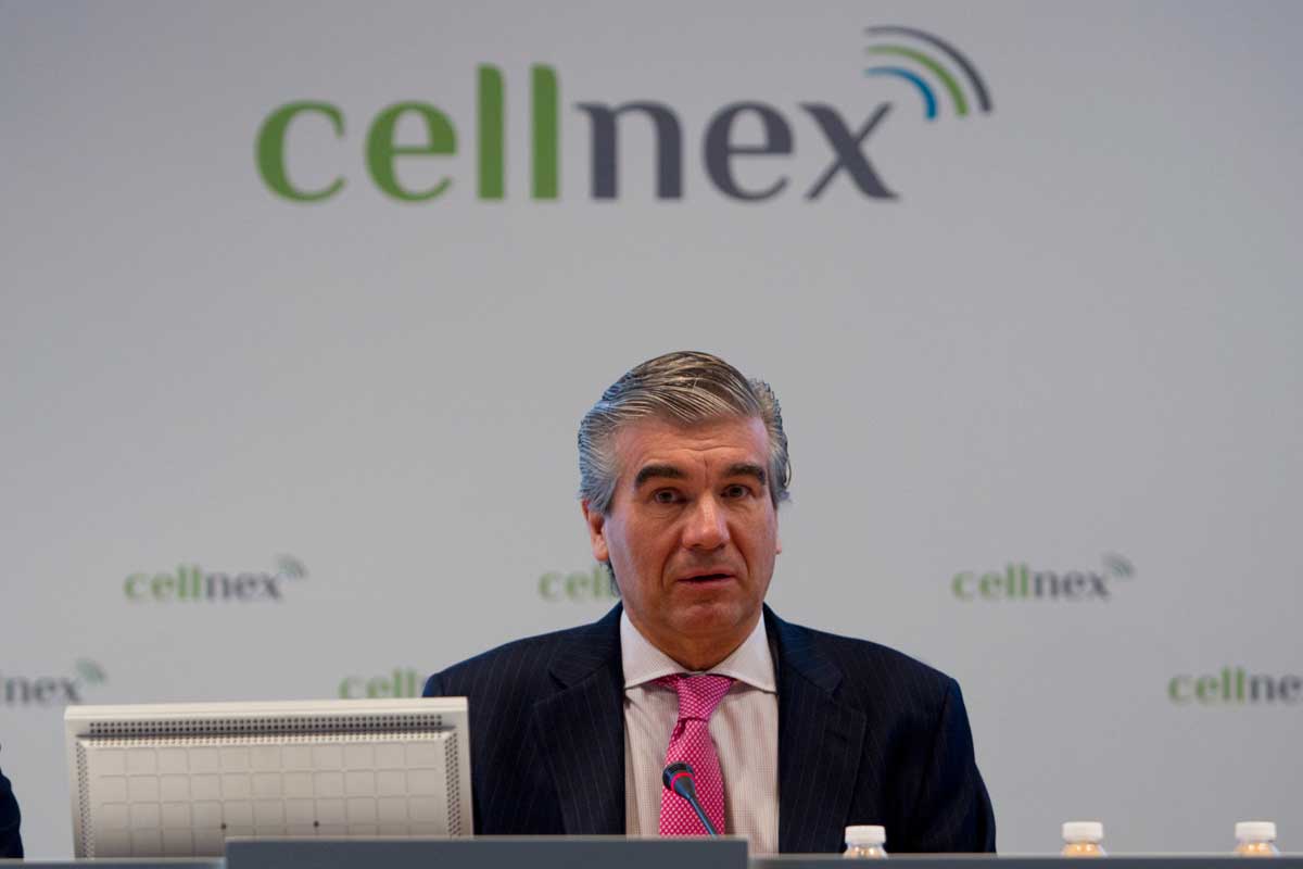 El presidente de la compañía de telecomunicaciones Cellnex Telecom, Francisco Reynés