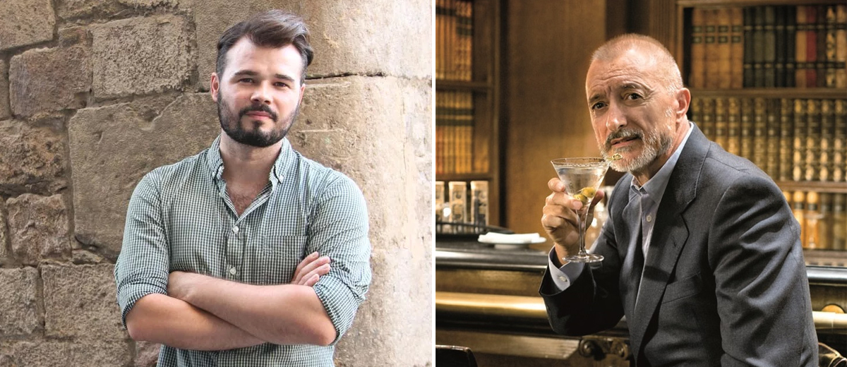 Gabriel Rufián y Arturo Pérez-Reverte. 