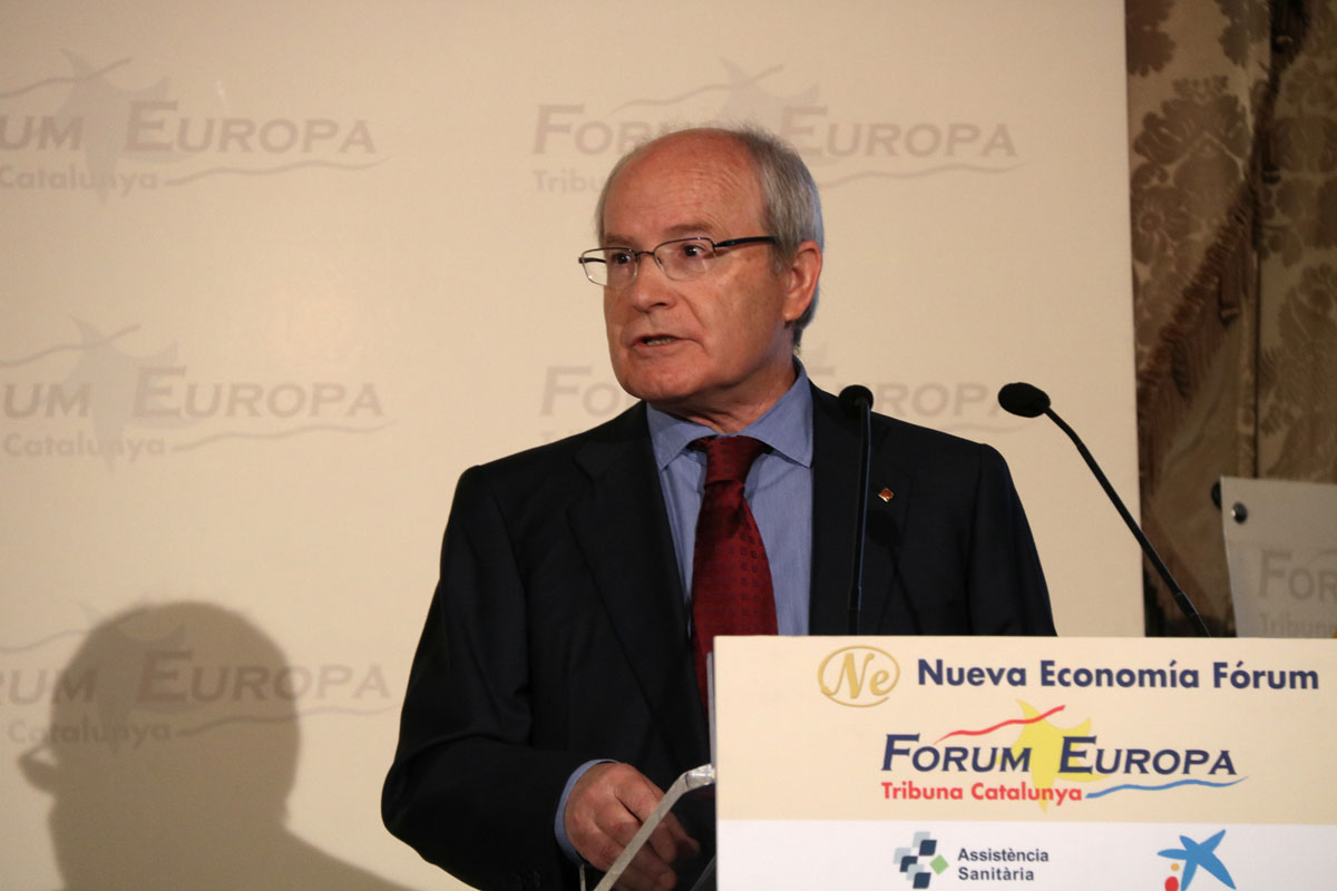 El expresidente de la Generalitat, José Montilla, en el Forum Europa Tribuna Cataluña