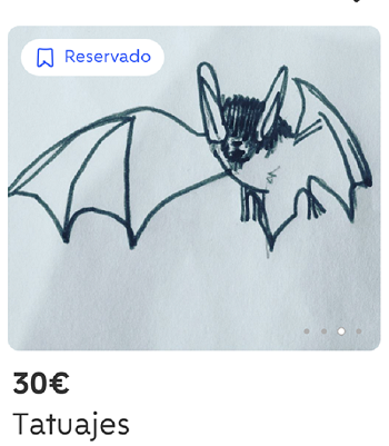 Murciélago en Wallapuff