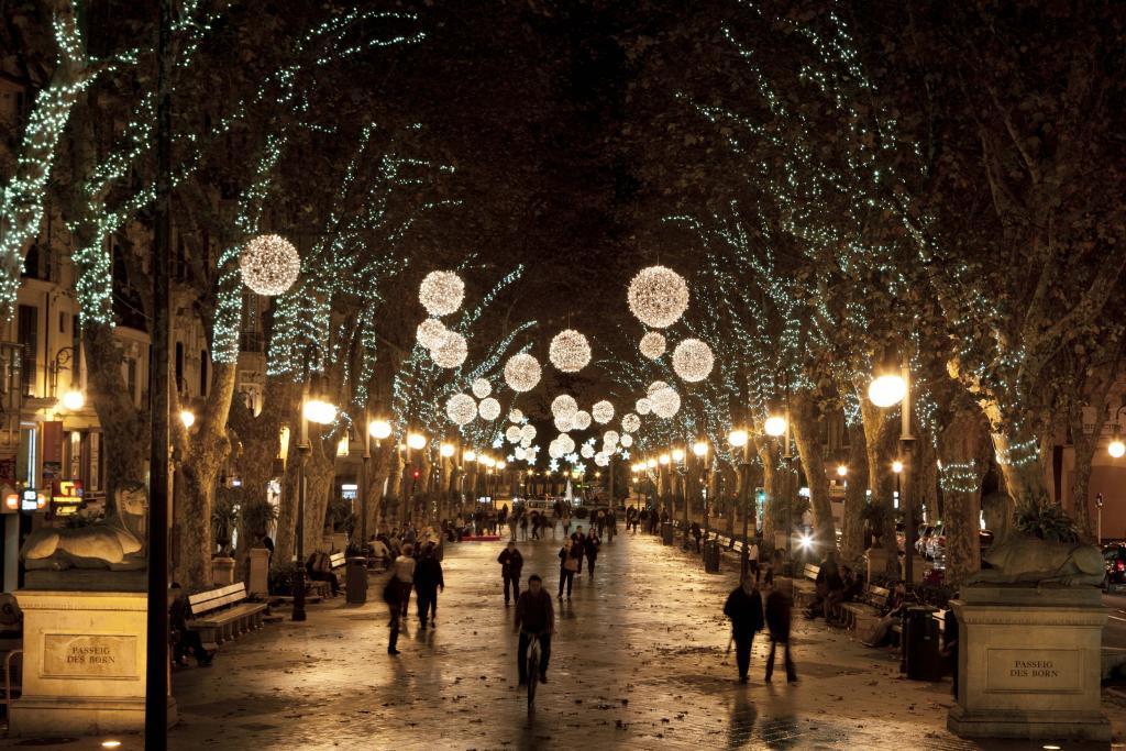 La iluminación navideña en Palma