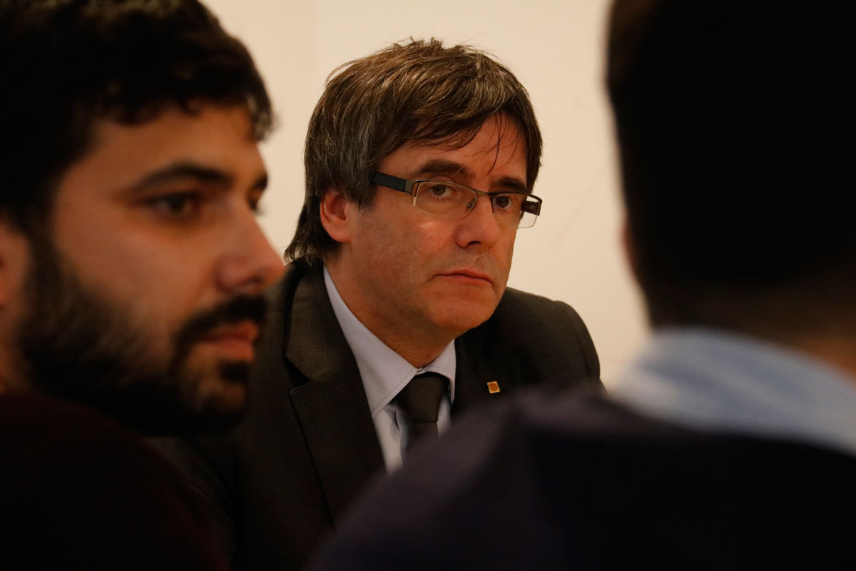 El expresident Carles Puigdemont en Bruselas - ACN