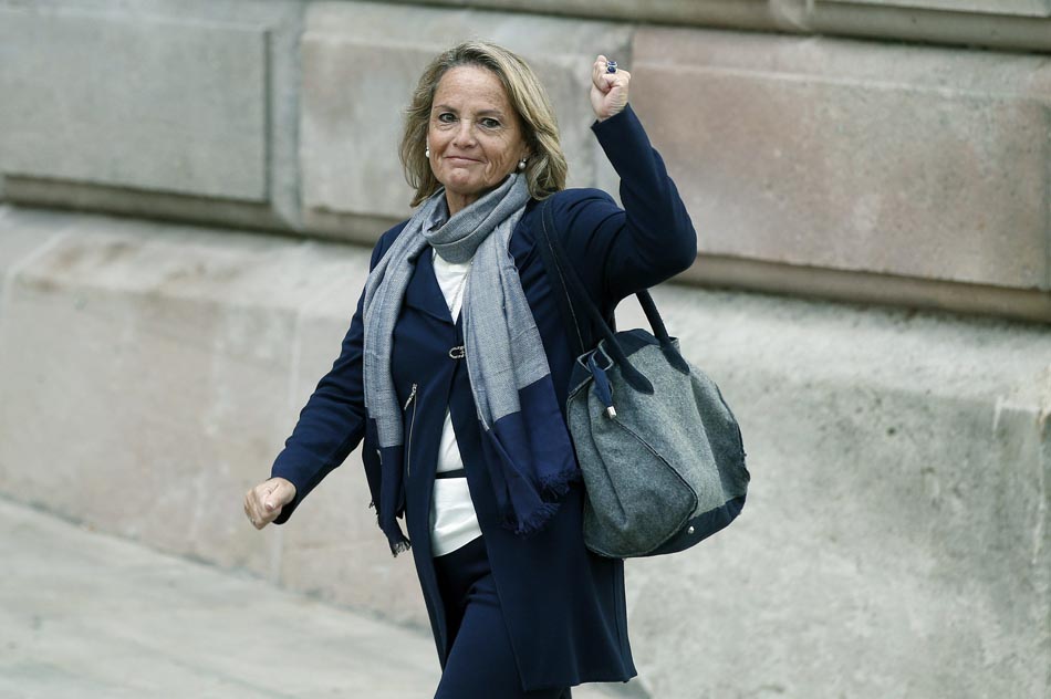 La esposa del expresidente de la Generalitat Helena Rakosnik. EFE/Archivo