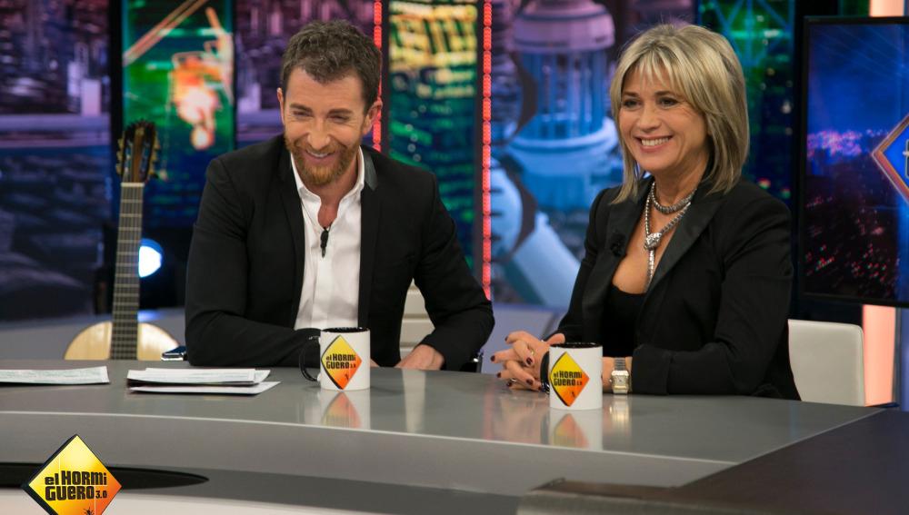 Pablo Motos entrevista a Julia Otero en 'El Hormiguero'. 