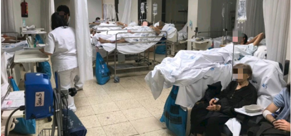 Imagen de Urgencias del Hospital La Paz. 