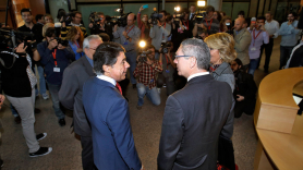 Gallardón, González y Aguirre en un acto en 2013