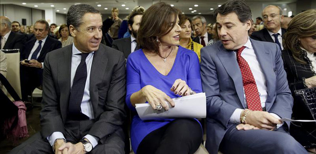 Eduardo Zaplana, Ana Botella e Ignacio González.