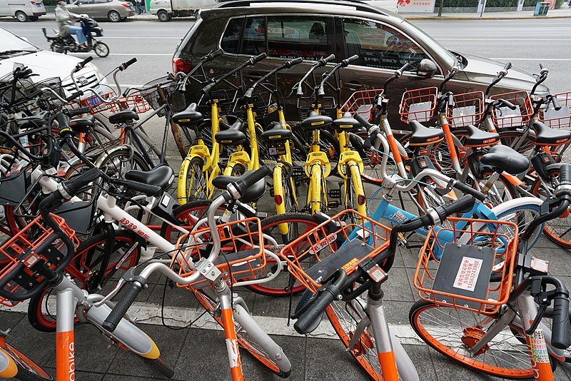 Los proyectos para llenar China de bicis acaban en la basura