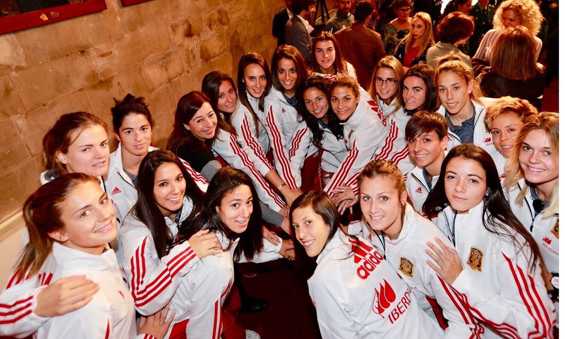 La Selección Española Femenina de Fútbol en una imagen de archivo. EP