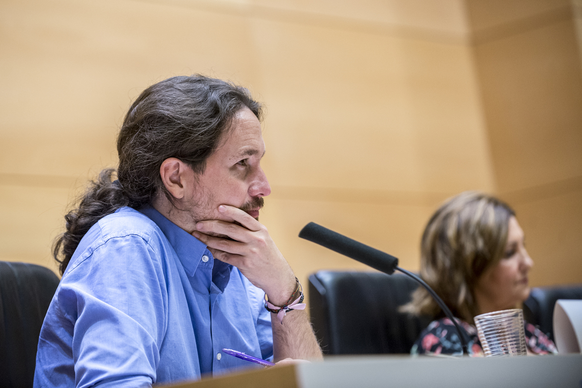 El secretario general de Podemos, Pablo Iglesias.