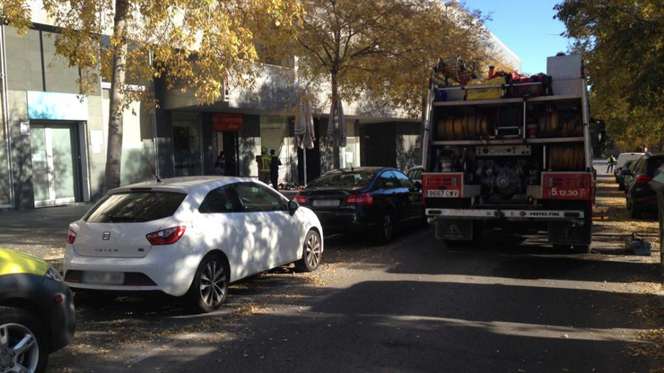 Imagen que muestra la calle Santiago Rossinyol i Prats, número 6, donde se ha producido la explosión. 