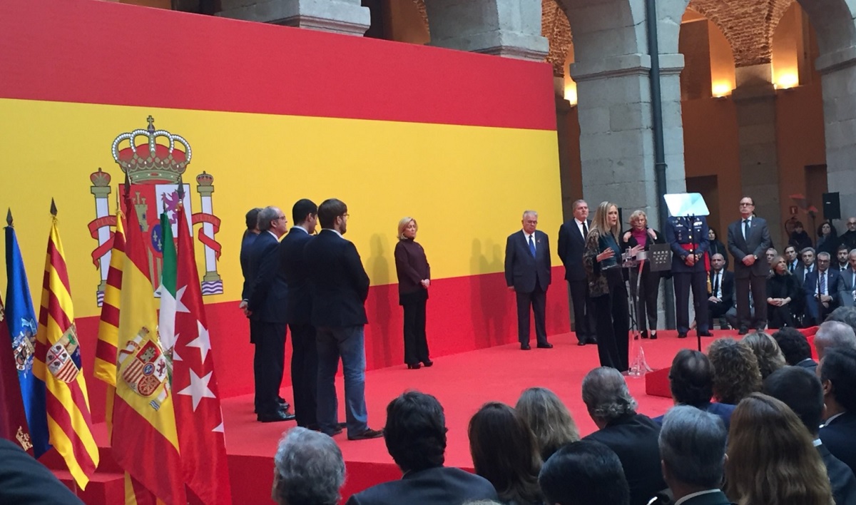Acto de aniversario de la Constitución de la Comunidad de Madrid con Cristina Cifuentes