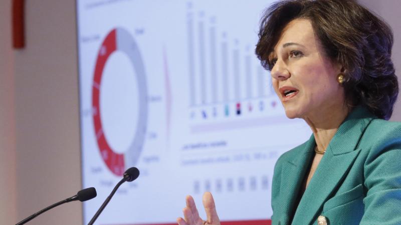 La presidenta del Banco Santander, Ana Botín