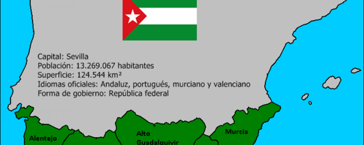 Constituida la República Virtual de Andalucía junto  Murcia, el Algarve y el Rif marroquí