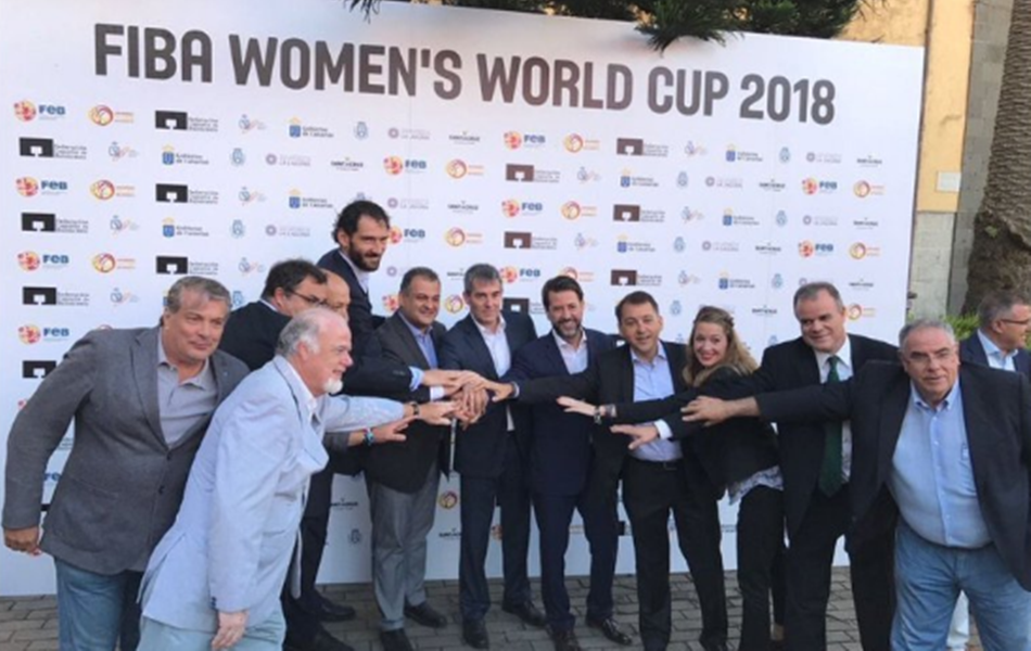 Presentación del Campeonato del Mundo de Baloncesto Femenino 2018. 