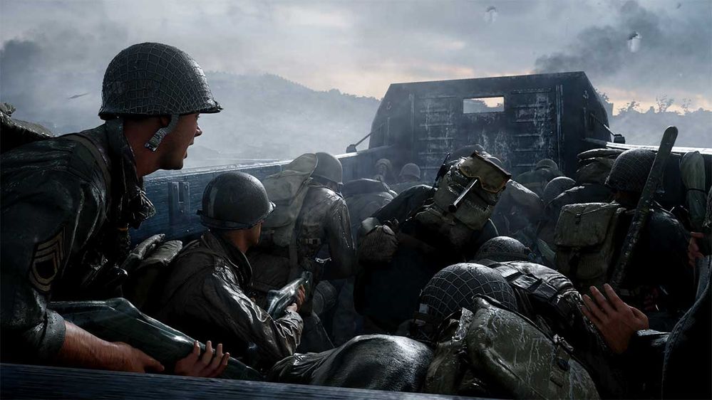 Call of Duty empieza su campaña el Día D, con el desembarco de Normandía.