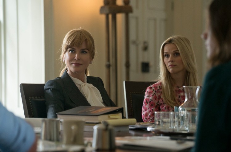 Nicole Kidman y Reese Witherspoon, en la primera temporada de ‘Big little lies’. (Fuente: HBO España)