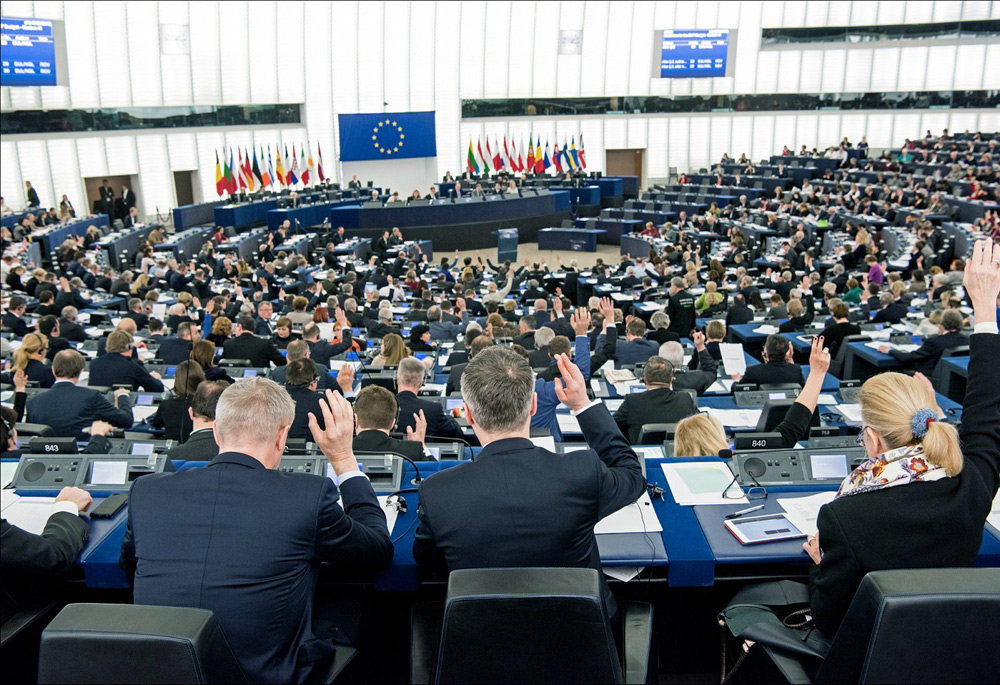 Votación en el Parlamento Europeo