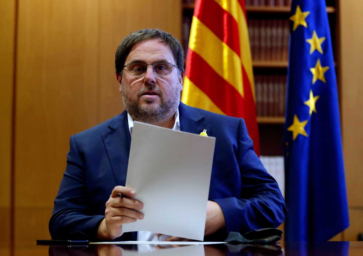 El exvicepresidente de la Generalitat, Oriol Junqueras, en una imagen de archivo. 