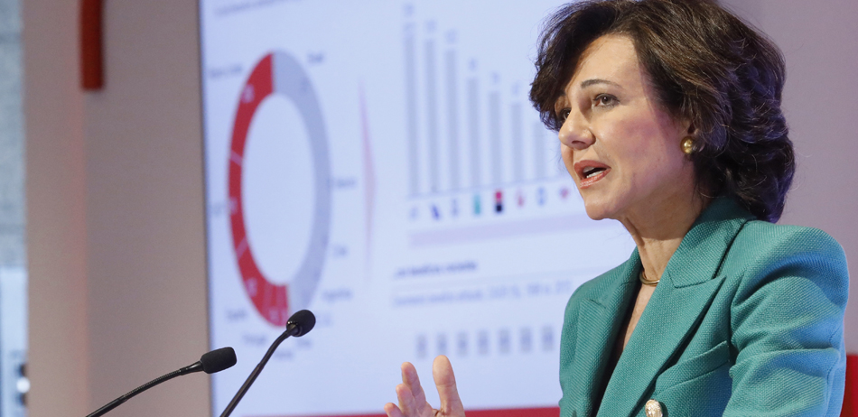 La presidenta del Banco Santander, Ana Botín