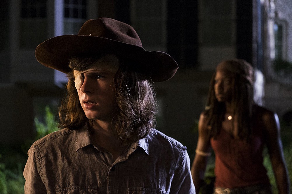 Carl Grimes en el nuevo capítulo de The Walking Dead