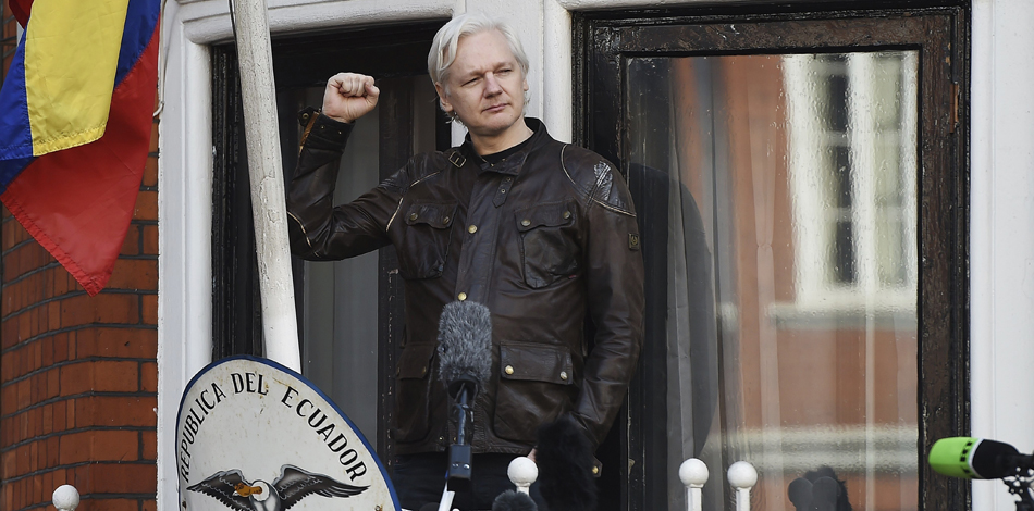 En la imagen, el fundador de WikiLeaks, Julian Assange