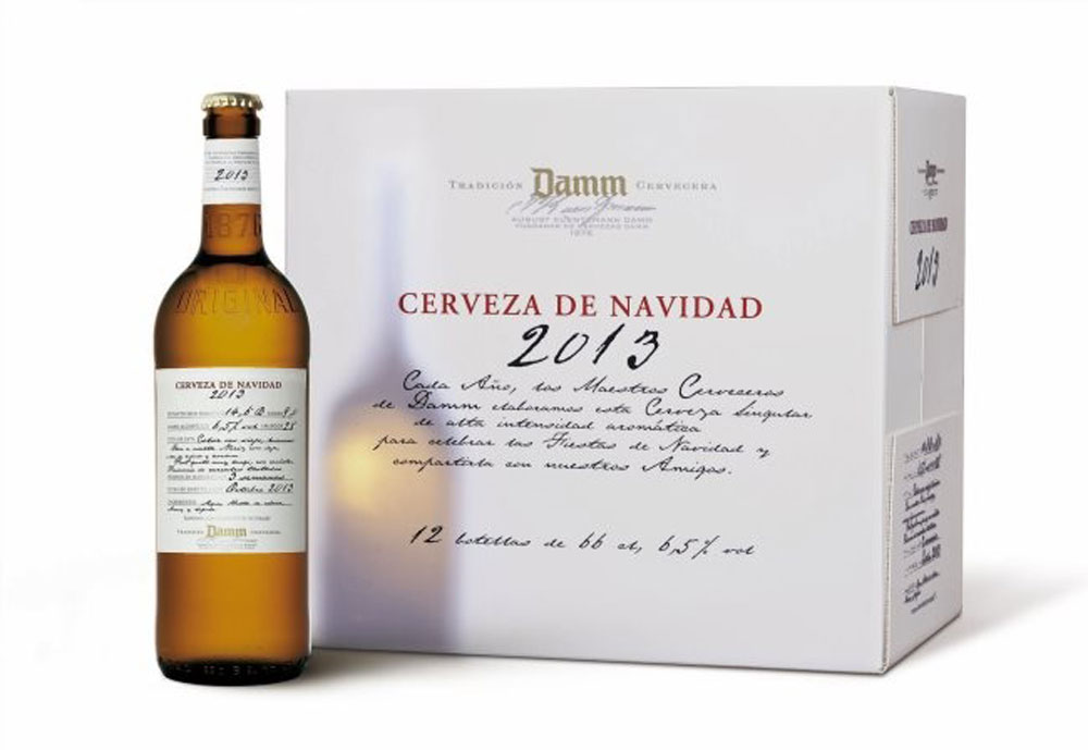 Edición limitada de la Cerveza de Navidad Damm