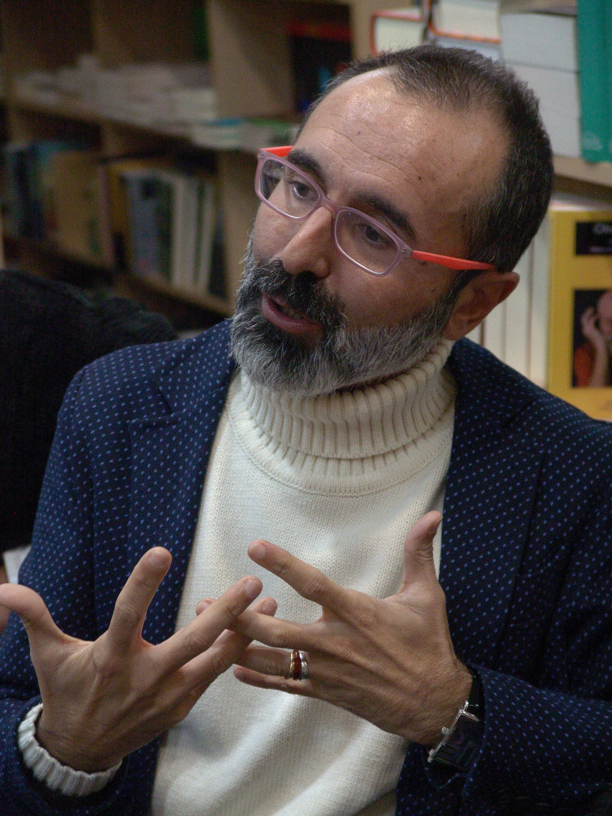 Octavio Salazar, el autor de Autorretrato de un macho disidente.