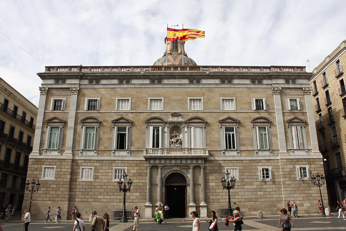 Imatge del Palau de la Generalitat.